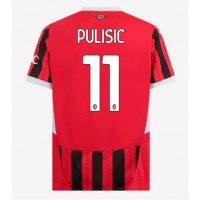 Koszulka piłkarska AC Milan Christian Pulisic #11 Strój Domowy 2024-25 tanio Krótki Rękaw